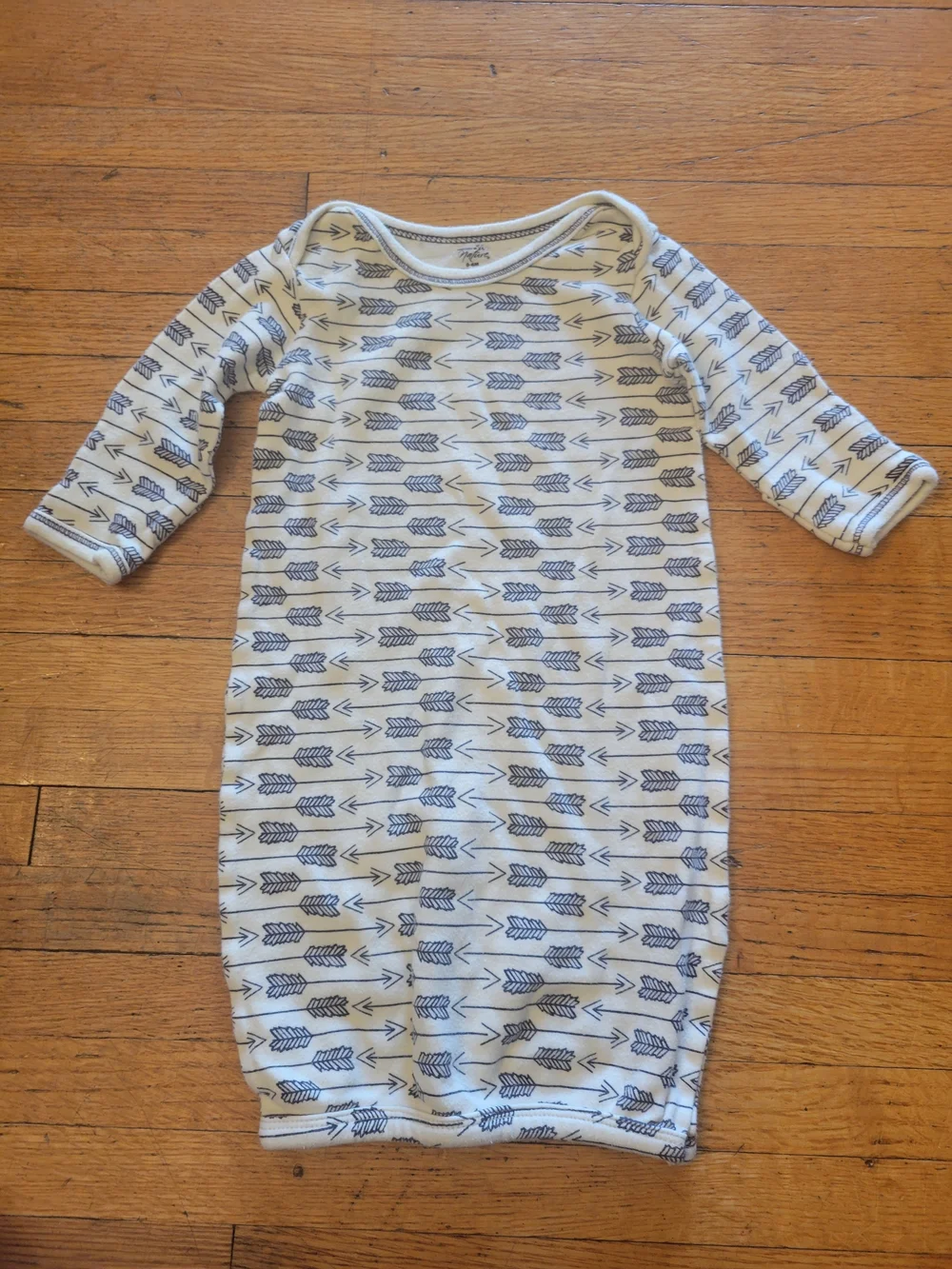 100% Organic Cotton Neutral Gray & White Baby 5- Pc Sleeper Set